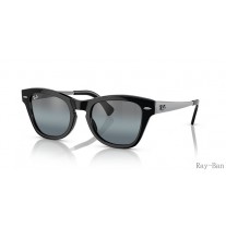 Ray Ban Black And Blue Vintage RB0707SM Sunglasses