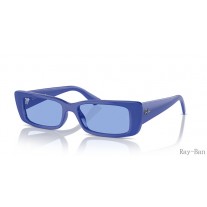 Ray Ban Teru Bio-based Electric Blue And Blue RB4425 Sunglasses