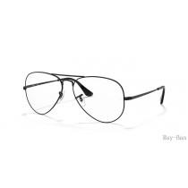 Ray Ban Aviator Optics Black Frame RB6489 Eyeglasses