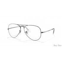 Ray Ban Aviator Optics Gunmetal Frame RB6489 Eyeglasses