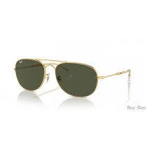 Ray Ban Bain Bridge Gold And Green RB3735 Sunglasses