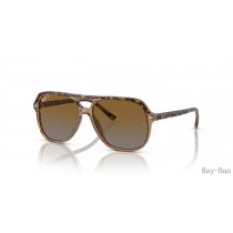 Ray Ban Bill Kids Havana On Transparent Brown And Brown/Grey RB9096S Sunglasses
