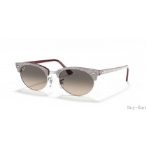 Ray Ban Clubmaster Oval Light Grey And Grey RB3946 Sunglasses
