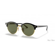 Ray Ban Clubround Classic Black And Green RB4246 Sunglasses
