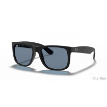 Ray Ban Justin Classic Black And Blue RB4165F Sunglasses