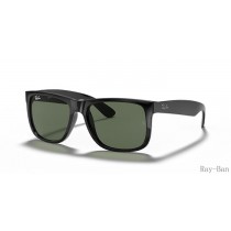 Ray Ban Justin Classic Black And Green RB4165 Sunglasses