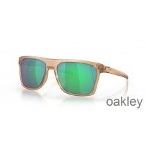 Oakley Leffingwell Prizm Jade Lenses with Matte Sepia Frame Sunglasses