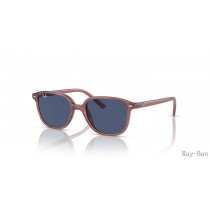 Ray Ban Leonard Kids Opal Pink And Dark Blue RB9093S Sunglasses