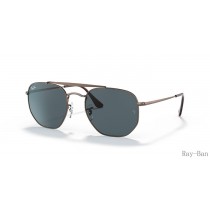 Ray Ban Marshal Antiqued Bronze-Copper And Blue RB3648 Sunglasses