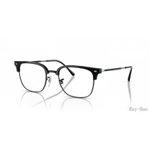 Ray Ban New Clubmaster Optics Black On Black Frame RB7216F Eyeglasses