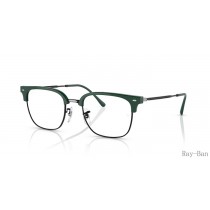 Ray Ban New Clubmaster Optics Green On Black Frame RB7216F Eyeglasses