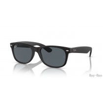 Ray Ban New Wayfarer Classic Black And Blue RB2132F Sunglasses