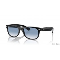 Ray Ban New Wayfarer Classic Black And Blue RB2132F Sunglasses