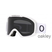 Oakley OinFrame 2.0 PRO L Snow Goggles in Matte White with Dark Grey OO7124-04