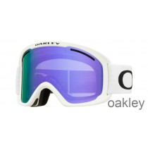 Oakley OinFrame 2.0 PRO XL Snow Goggles in Matte White with Violet Iridium OO7112-03