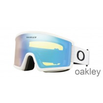 Oakley Target Line M Snow Goggles in Matte White with High Intensity Yellow OO7121-08