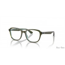 Ray Ban Optics Kids Top Green/Orange/Light Blue Frame RY1627 Eyeglasses