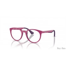 Ray Ban Optics Kids Bio-based Fuchsia On Violet Frame RY1628 Eyeglasses