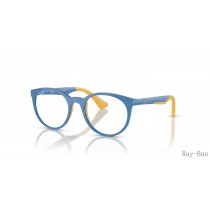 Ray Ban Optics Kids Bio-based Light Blue On Yellow Frame RY1628 Eyeglasses