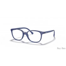 Ray Ban Optics Kids Transparent Blue Frame RY1900 Eyeglasses