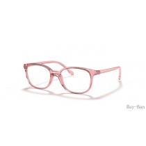 Ray Ban Optics Kids Transparent Fuxia Frame RY1900 Eyeglasses