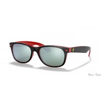 Ray Ban Scuderia Ferrari Collection Black And Silver RB2132M Sunglasses