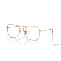 Ray Ban Optics Gold Frame RB6498 Eyeglasses