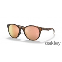 Oakley Spindrift Prizm Rose Gold Lenses with Matte Brown Tortoise Frame Sunglasses