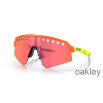 Oakley Sutro Lite Sweep (Vented) Prizm Trail Torch Lenses with Orange Frame Sunglasses