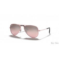 Ray Ban Aviator Kids Pink And Pink RB9506S Sunglasses