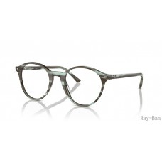 Ray Ban Bernard Optics Striped Green Frame RB5430F Eyeglasses