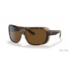 Ray Ban Blair Havana On Transparent Brown And Brown RB2196 Sunglasses