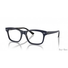 Ray Ban Burbank Optics Blue On Havana Frame RB5383 Eyeglasses