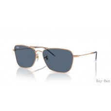 Ray Ban Caravan Reverse Rose Gold And Blue RBR0102S Sunglasses