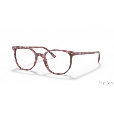 Ray Ban Elliot Optics Violet Havana Frame RB5397F Eyeglasses