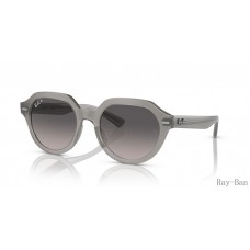 Ray Ban Gina Opal Grey And Grey RB4399F Sunglasses