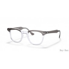 Ray Ban Hawkeye Optics Grey On Transparent Frame RB5398 Eyeglasses