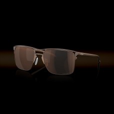 Oakley Holbrook TI Prizm Tungsten Polarized Lenses with Satin Toast Frame Sunglasses