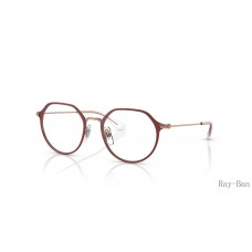 Ray Ban Jack Optics Kids Bordeaux On Rose Gold Frame RY1058 Eyeglasses