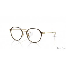Ray Ban Jack Optics Kids Brown On Gold Frame RY1058 Eyeglasses
