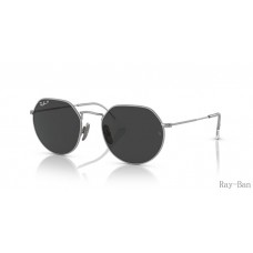 Ray Ban Jack Titanium Silver And Grey RB8165 Sunglasses
