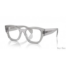 Ray Ban Jorge Optics Transparent Grey Frame RB7681V Eyeglasses