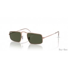 Ray Ban Julie Rose Gold Rose Gold And Green RB3957 Sunglasses