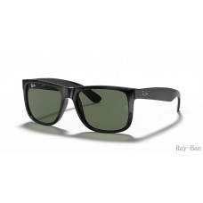 Ray Ban Justin Classic Black And Green RB4165F Sunglasses