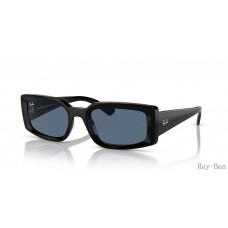 Ray Ban Kiliane Bio-based Black And Dark Blue RB4395 Sunglasses