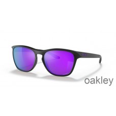 Oakley Manorburn Prizm Violet Lenses with Matte Black Frame Sunglasses