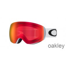 Oakley Flight Deck M Snow Goggles in Matte White with Prizm Snow Torch Iridium OO7064-24