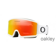 Oakley Target Line S Snow Goggles in Matte White with Fire Iridium OO7122-07