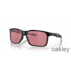 Oakley Portal X Prizm Dark Golf Lenses with Polished Black Frame Sunglasses