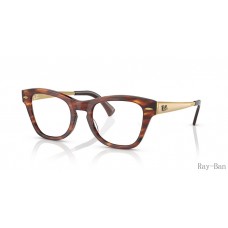 Ray Ban Optics Striped Havana Frame RB0707VM Eyeglasses